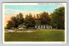 Petersburg VA-Virginia, Country Club, Vintage Postcard picture