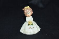 Rare Vintage March Girl Of The Month Figurine Napco? Unmarked 2