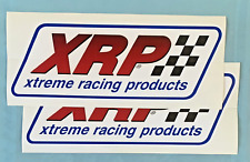 2 XRP XTREME RACING PRODUCTS CONTINGENCY STICKER OFF ROAD NHRA STREET ROD picture