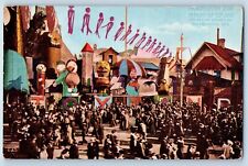 San Francisco California Postcard Crowds Zone Front Toyland 1910 Vintage Antique picture