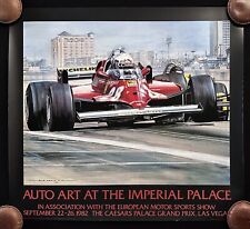 NICHOLAS WATTS Didier Peroni FERRARI 126CK Las Vegas Formula 1 Grand Prix Poster picture