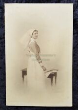 c.1900 Large Cabinet Card of Nurse - Photographer Colchester picture