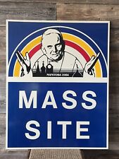 Vintage Pope Sign 1984 Manitoba Sign picture