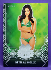 BenchWarmer Emerald Archive Bryiana Noelle SILVER FOIL PREMIUM BASE #44 #d 20/25 picture