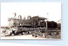 N.W.P. Northwestern Pacific Railroad Engine 111 Trimmed RPPC Postcard 1941 picture