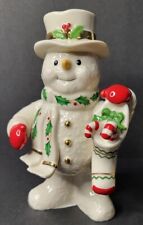 Lenox Snowman With Stocking Figurine New In Box Authentic Rare Collectible 2023 picture