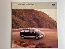 Vintage - 1989 Ford Aerostar Wagon Van *Original Sales Brochure (19 Color Pages) picture