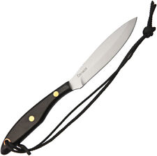 Grohmann Trout & Bird Black Linen Micarta Fixed Blade Knife w/ Sheath M2S picture