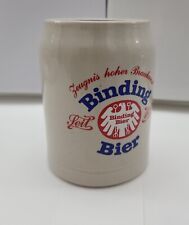 Vintage German Stein - BINDING Stoneware Mug Beer .5L - 100 Year Anniversary picture