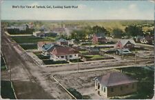 Bird's Eye View of Turlock, Looking South-West 1913 Postcard picture