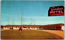 The Garden Motel Vacancy Plainwell Michigan Modern Rooms Grounds Park Postcard picture