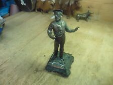 Antique SOLID BRONZE SAILOR  heavy early 1900's Historic Hyde park NY FDR home picture