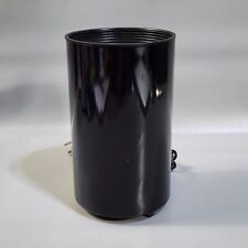 Vintage Up Light Accent Can Cylinder Lamp Black Metal 1990s 7 1/2