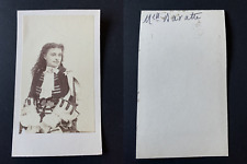 Disderi, Paris, Mademoiselle Baratte, Vintage Opera Albumen Print CDV. Archives  picture