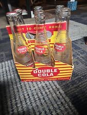 Vintage Double Cola Six Pack Soda Bottles.2 Caps.excellent Condition picture