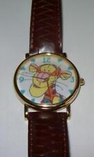 1990s Disney Timex Pooh Series Tigger Wristwatch and Brown Leather Band picture