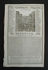 1788 Gentleman's Magazine (Dec)~ Nova Constellatio Coin Illustration; Ballooning picture