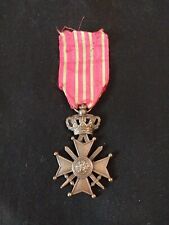 Original WW1 Belgian Croix de Guerre /  Cross Of War Medal, 1914-1918 picture