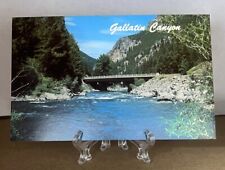 Postcard Unmarked Gallatin Canyon  River West Yellowstone Bozeman Montana. picture