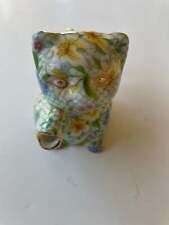 Vintage Chintz DANA Two's Company Porcelain Floral Small CAT Figurine Creamer picture