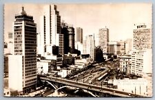 Postcard Panoramic View Sao Paulo Brazil RPPC  Pos. 1962    B 25 picture