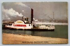 c1907 T J Robinson Rock Island Davenport Ferry Illinois P512 picture