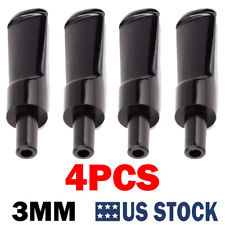 4pcs Straight Smoking Pipe Mouthpiece Replacement Pipe Stem For Tobacco Pipe US picture