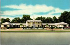 Daytona Beach FL Florida Motor Lodges Mt Vernon Inn Advertising Vintage Postcard picture