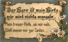 Germany Arts & Crafts Saying Motto C-1910 Postcard 22-5256 picture