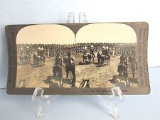 Keystone WWI Military STEREOVIEW 48th Highlanders Toronto No 16046 Vintage  picture