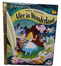 Vintage 1951 Disney's Alice In Wonderland A Big Golden Book Collectible  picture
