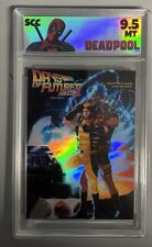 Deadpool Vs Wolverine Back To The Future Holo Novelty graded 9.5 Scc Grading picture