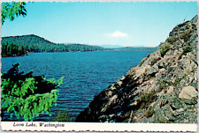 Loon Lake Stevens County Washington Vacation Paradise Fishing Vintage Postcard picture