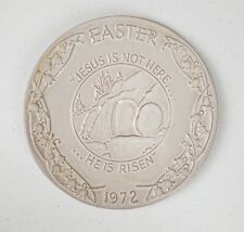 Oral Roberts Association Ceramic Easter He Is Risen Christian Plate 7.5