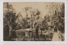 1940's RPPC Postcard Jungle Cruise From West Palm Beach Florida picture