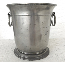 HANDMADE Cosi Tabellini MATCH Pewter Wine Ice Bucket Made in Italy - $700 Retail picture