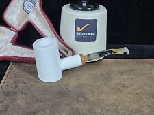 MBSD Meerschaum Briar-mortise Army-mount Cherrywood Poker Tobacco Smoking Pipe picture