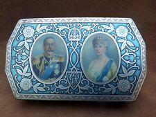Vintage Royal Silver Jubilee 1910-1935 Tin Featuring King George and Queen Mary picture