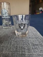 Set Of 3 Oakland Raiders Shot Glasses Mixed Sizes  picture