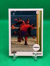 2018 2019 Upper Deck Marvel Deadpool Sport Ball #SB1 1989 Upper Deck Nolan Ryan picture