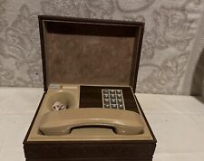 Vintage Deco-Tel Telephone James Bond Style Executive Hidden In Etched Box picture
