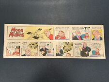 #Q08a MOON MULLINS By Ferd Johnson Sunday Quarter Page Strip July 10, 1988 picture