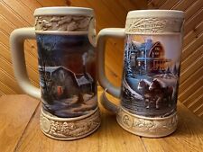 NEW- Ducks Unlimited / Miller / Terry Redlin /  7” Tall Steins ~ #1 ,#2 Series  picture