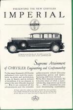 Magazine Ad - 1929 - Chrysler Imperial 7-Passenger Sedan picture