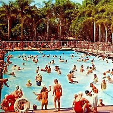Postcard City Park Plunge, Anaheim California 1957 Swimming Pool, Bathing Suits picture