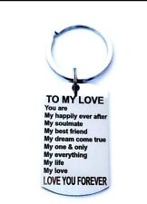 To My Love Love You Forever Keychain picture