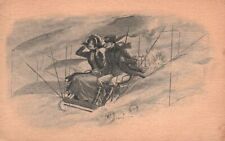 Vintage Postcard 1915 Drawing Artwork Couples Lovers Romantic Date picture