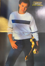 1982 Vintage Magazine Poster Country Singer Steve Wariner picture