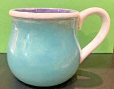 Handmade Pottery Mug Surprise Snowman Soup Coffee Mug Signed By Julia picture