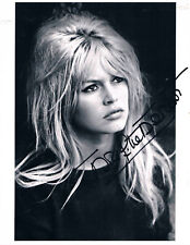 Brigitte Bardot 1934- autograph signed portrait photo 8
